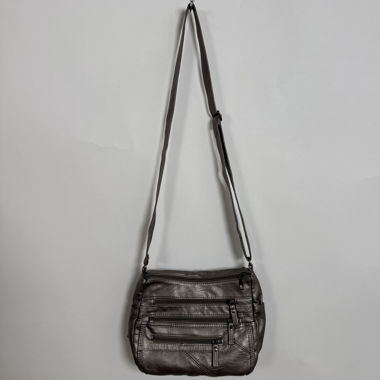 Metallic crossbody bag