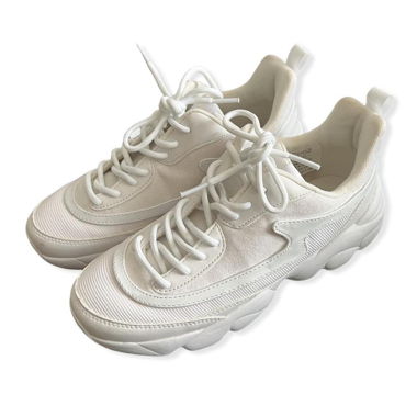 H&M White Divided Sneakers