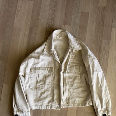 Jeans Jacke H&M Weiss