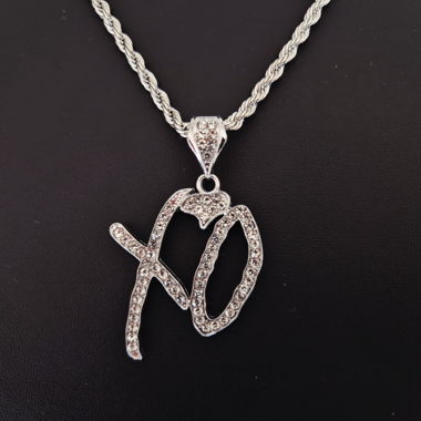 Collana Ciondolo The Weeknd XO Strass