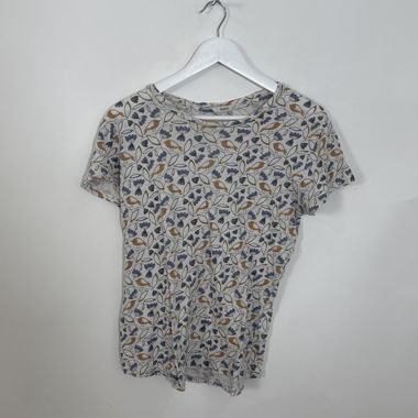 Scout-Blumen-Vogel-T-Shirt