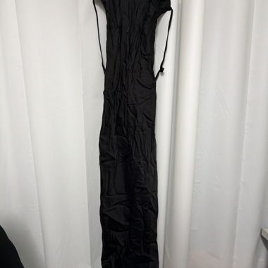 Leni Klum x About You Schwarzes Satinkleid