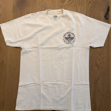 T-shirt bianco con grafica Obey