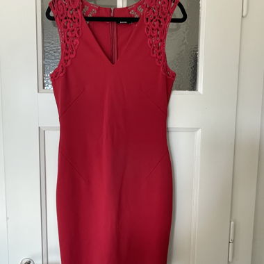 Robe sans manches fuchsia
