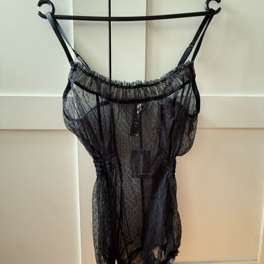 Body in pizzo nero Chantal Thomass 