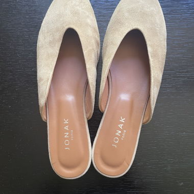 Beige Jonak Mules T38
