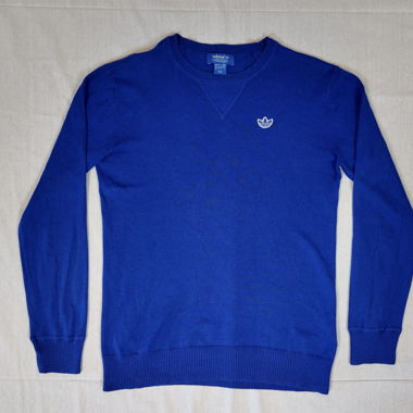 Vintage Adidas Pullover in blau