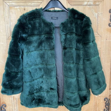 Fauxfur Kurzmantel