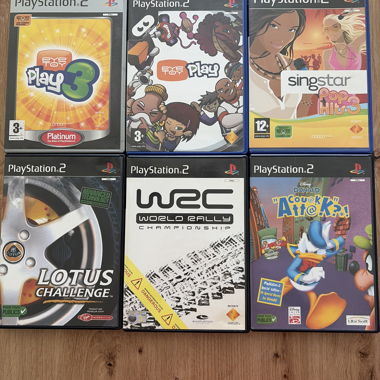 Lotto di 6 giochi PS2