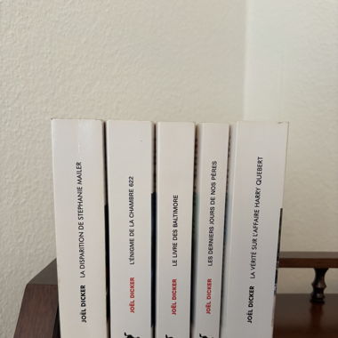 Livres Joël Dicker 