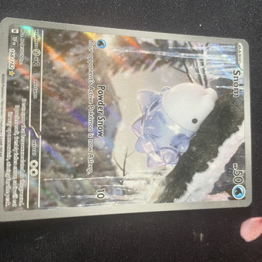 Pokemon Snow Card