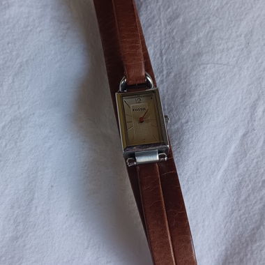 Rectangular Fossil Watch