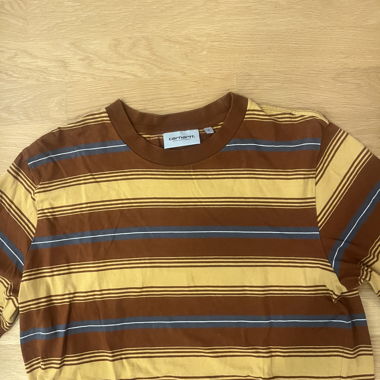 T-shirt a maniche lunghe a righe Carhartt