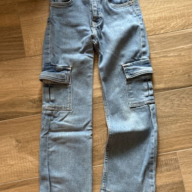 Jeans cargo, Zara, 8 ans