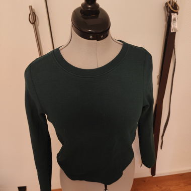 Dark green long-sleeve T-shirt, Pura Clothing
