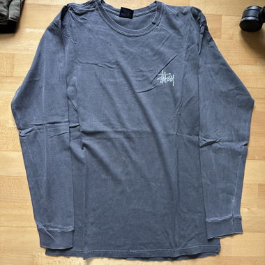 T-shirt manches longues Stussy gris