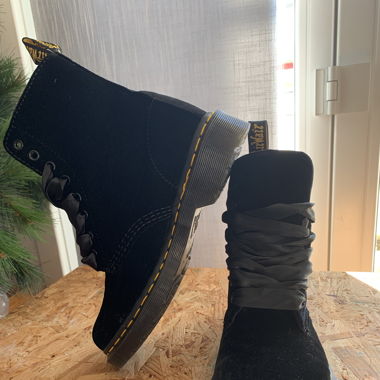 Dr. Martens bottes en velours 