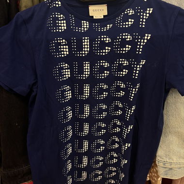Navy Blue Gucci T-Shirt