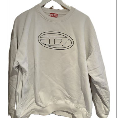 Diesel weisses Sweatshirt grösse m