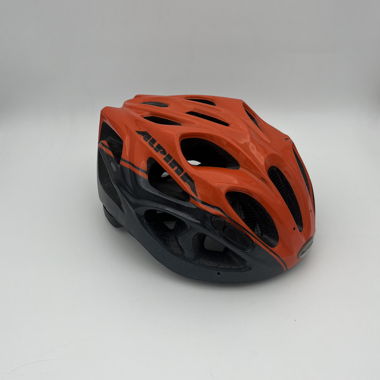 Alpina Fahrradhelm orange/schwarz S-M