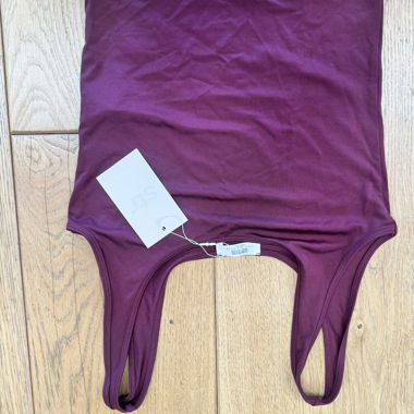 Burgundy Tank Top Stradivarius