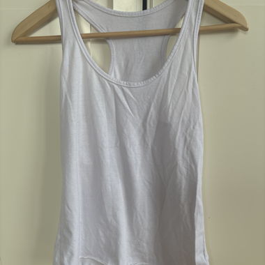 White tank top
