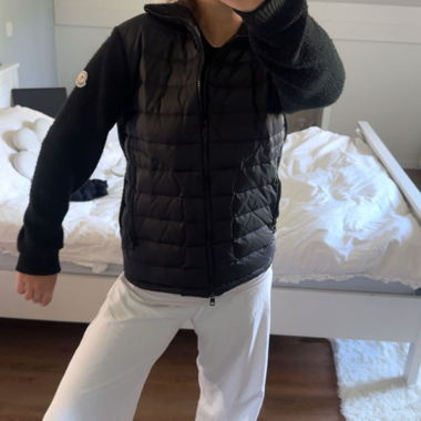 Gilet imbottito Moncler nero