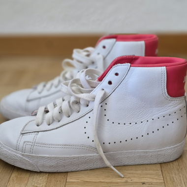 White Nike High-Top Sneakers