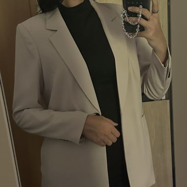 Veste blazer beige