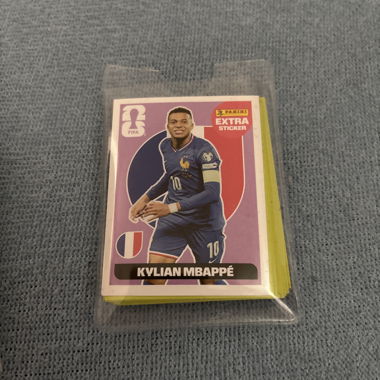 Kylian Mbappé Collectible Cards & 22 Stickers