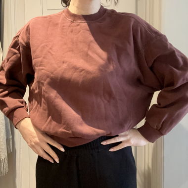 DARIADÉH Sweatshirt / Weinrot