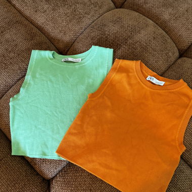 Set di top Zara senza maniche