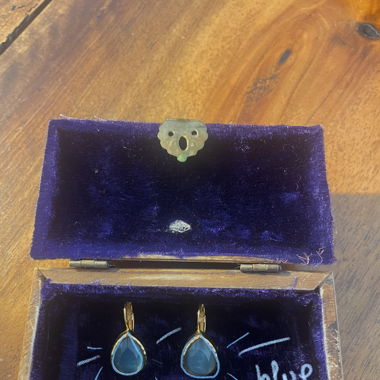 Blue earrings 