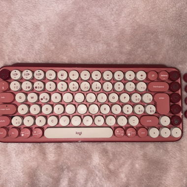 Logitech POP Keys Tastatur Pink