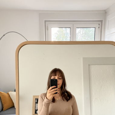 Langarmshirt, beige