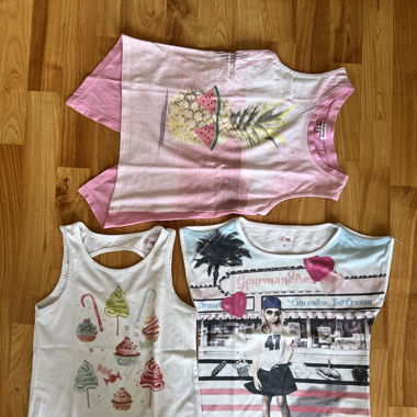 3 débardeurs fille 8 ans