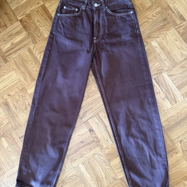 Jeans marrone Bershka 90s Wide EU 34
