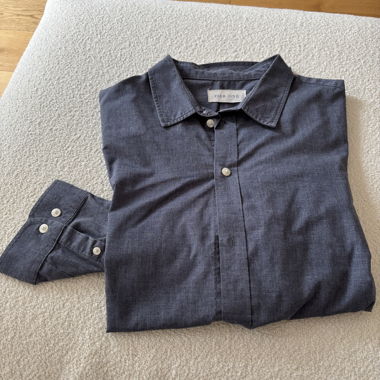 Chemise homme bleu foncé