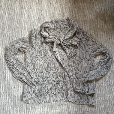 Snake Print Blouse