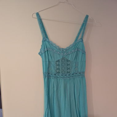 Blaues Kleid