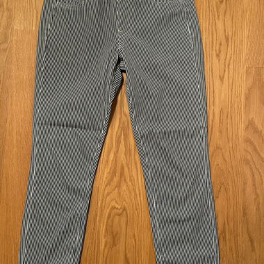 UNIQLO gestreifte Stretch-Hose S