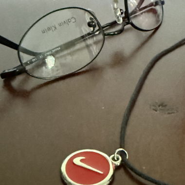 nike necklace red