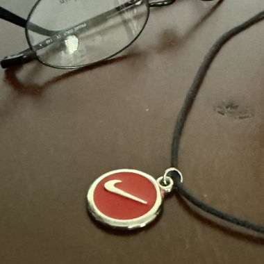 nike necklace red