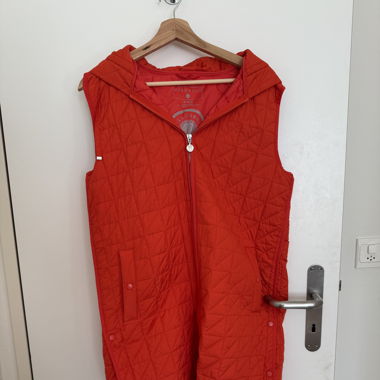 Bernardo Orange Long Sleeveless Rain vest
