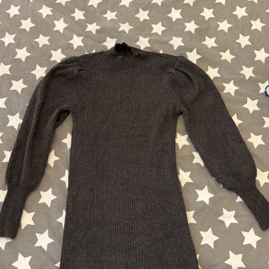 Strickkleid dunkelgrau
