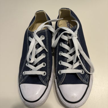 Converse bleues taille 36.5