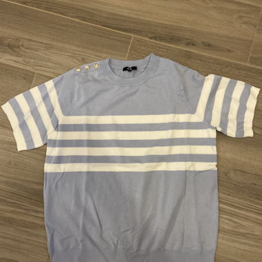 T-shirt a maniche corte a righe