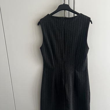 MNG Damenkleid schwarz gestreift