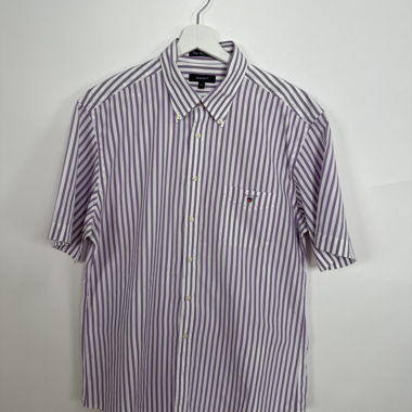 Chemise à manches courtes rayée GANT