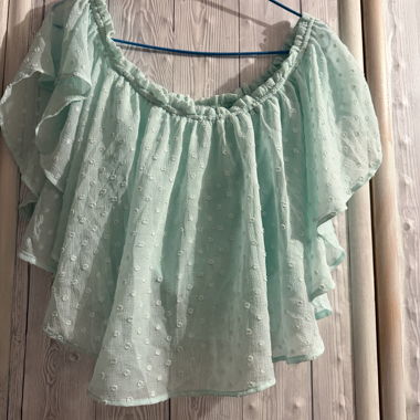 Mintfarbenes Top